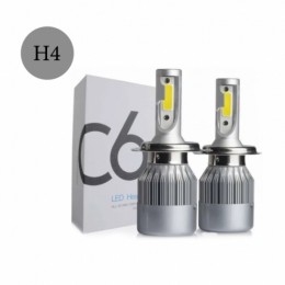 LED лампы для фар C6 H4 3800 LM
