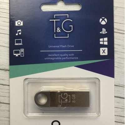 Флешка USB 8GB T&G метал 026