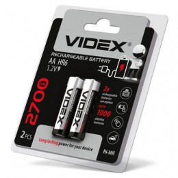  Аккумуляторы Videx HR6/AA 2700mAh double blister/2pcs 20/200