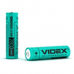 Aккумулятор VIDEX Li-ION 18650 2800mAh 3.7V (1шт/50шт/600шт)