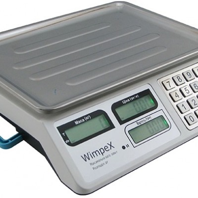 Ваги торговельні WX-5004 Metal 6V Wimpex Ваги торговельні WX-5004 Metal 6V Wimpex