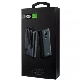 Power Bank KP-27 20000 mAh 2 USB with cabel